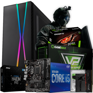 Pc Armada Intel I5 10400 SSD 240gb 8gb DDR4 HDD 1TB GTX 1050Ti OC --- 20206