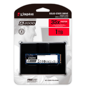 Disco sólido Kingston SSD 1TB M.2 A2000 Nvme 2280 --- SA2000M8/1000G