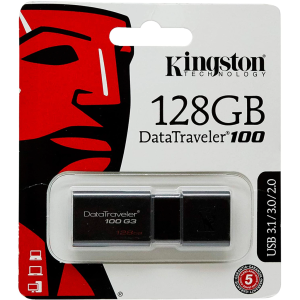Pendrive Kingston Datatraveler G3 128gb USB 3.0 Negro --- DT100G3/128GB