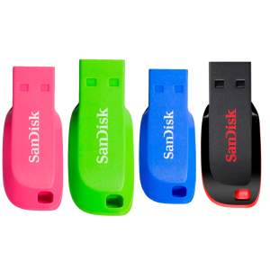 Pendrive Sandisk Cruzer Blade 16GB Electric USB 2.0 ---- Varios Colores