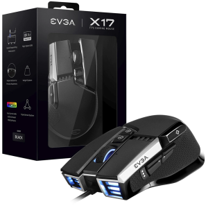 Mouse Gamer EVGA X17 Wireless Black -- 903-W1-17BK