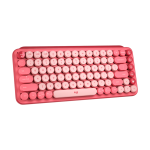 Teclado Logitech Pop Keys Mecanico Coral Rose 920-010715