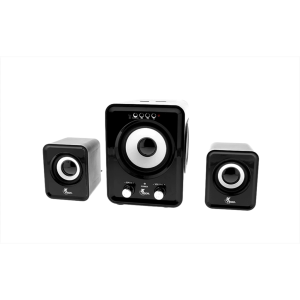 Parlantes Xtech 2.1 USB Jack 3,5mm MicroSD 12W Negro --- XTS-375BK